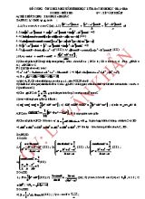 Đề cương ôn thi 8 tuần Hình học lớp 10 - Năm học 2015 - 2016